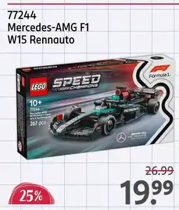 Rossmann Lego mercedes-amg f1 w15 rennauto Angebot