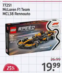 Rossmann Lego speed champions mclaren f1 team mcl38 rennauto Angebot