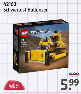 Rossmann Lego technic schwerlast bulldozer Angebot