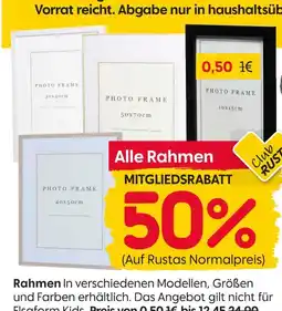Rusta Rahmen Angebot