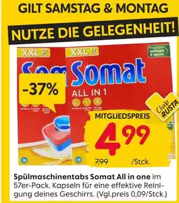 Rusta Somat spülmaschinentabs all in one Angebot