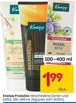 Rusta Kneipp produkte Angebot