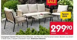 Rusta Loungeset cannes Angebot