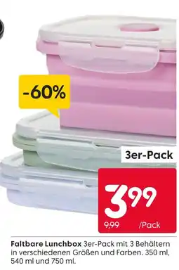 Rusta Faltbare lunchbox Angebot