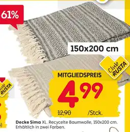 Rusta Decke sima xl Angebot