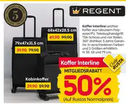 Rusta Regent koffer interline Angebot