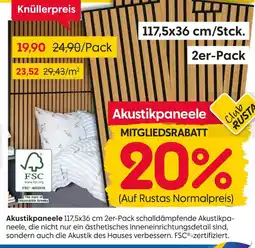 Rusta Akustikpaneele Angebot