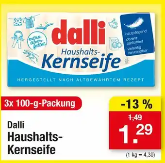 Zimmermann Dalli haushalts-kernseife Angebot