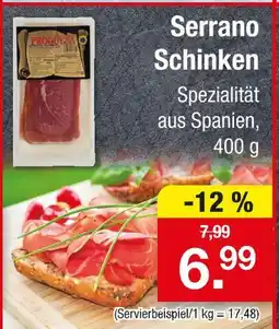 Zimmermann Proquesa serrano schinken Angebot
