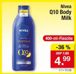 Zimmermann Nivea q10 body milk Angebot