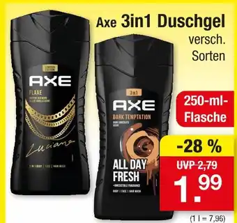 Zimmermann Axe flaxe 3in1 duschgel Angebot