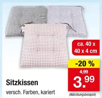 Zimmermann Sitzkissen Angebot