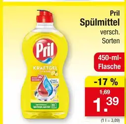 Zimmermann Pril spülmittel Angebot