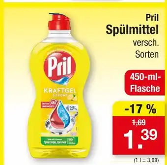 Zimmermann Pril spülmittel Angebot