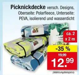 Zimmermann Picknickdecke Angebot