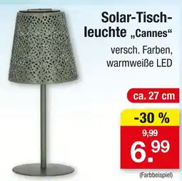 Zimmermann Solar-tischleuchte „cannes“ Angebot
