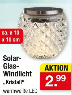 Zimmermann Solar-glas-windlicht Angebot