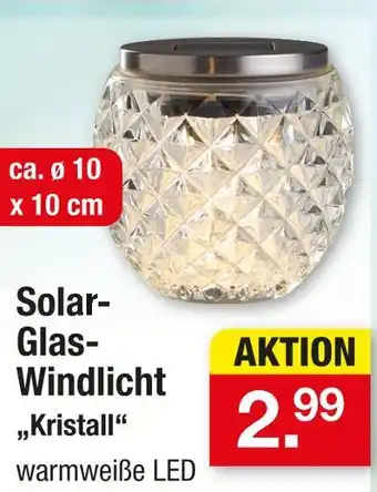 Zimmermann Solar-glas-windlicht Angebot