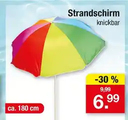 Zimmermann Strandschirm Angebot