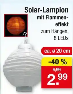 Zimmermann Solar-lampion Angebot