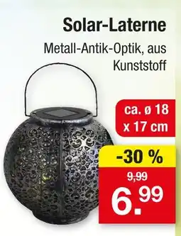 Zimmermann Solar-laterne Angebot