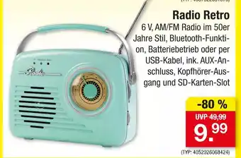 Zimmermann Radio retro Angebot