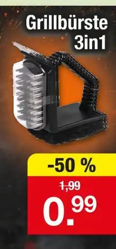 Zimmermann Grillbürste 3in1 Angebot