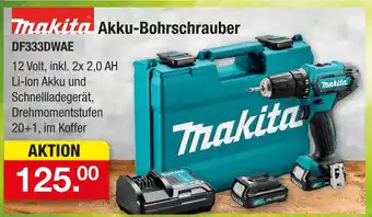 Zimmermann Makita akku-bohrschrauber df333dwae Angebot