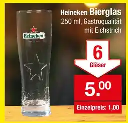 Zimmermann Heineken bierglas Angebot