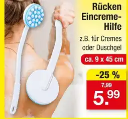 Zimmermann Rücken eincreme-hilfe Angebot