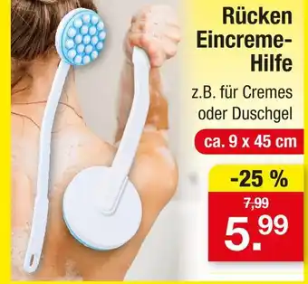 Zimmermann Rücken eincreme-hilfe Angebot