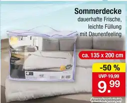 Zimmermann Sommerdecke Angebot