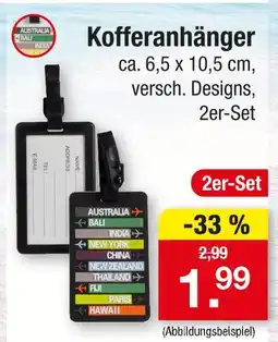 Zimmermann Kofferanhänger Angebot