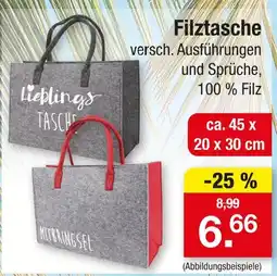 Zimmermann Filztasche Angebot