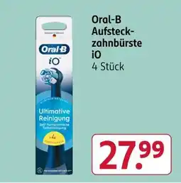 Rossmann Oral-b aufsteckzahnbürste io Angebot