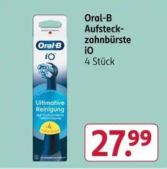 Rossmann Oral-b aufsteckzahnbürste io Angebot