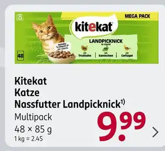 Rossmann Kitekat katze nassfutter landpicknick Angebot