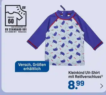 Rossmann Ideenwelt kleinkind uv-shirt mit reißverschluss Angebot