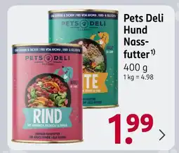 Rossmann Pets deli hund nassfutter rind Angebot