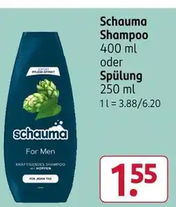 Rossmann Schauma shampoo Angebot