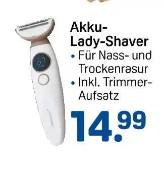 Rossmann Akku-lady-shaver Angebot