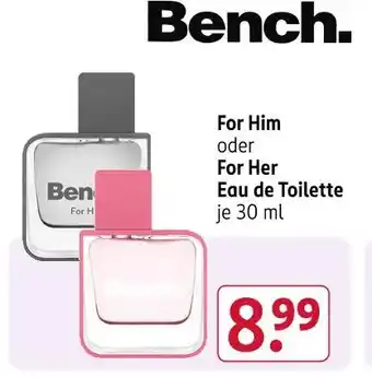 Rossmann Bench for him Angebot