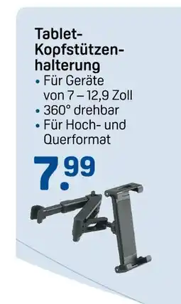 Rossmann Tablet-kopfstützenhalterung Angebot