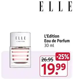 Rossmann Elle l'edition eau de parfum Angebot