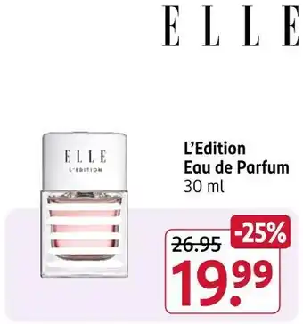 Rossmann Elle l'edition eau de parfum Angebot