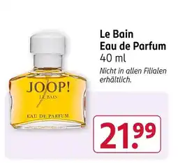 Rossmann Joop! le bain eau de parfum Angebot