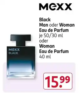 Rossmann Mexx black man eau de parfum Angebot