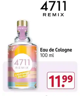 Rossmann 4711 remix california feeling Angebot