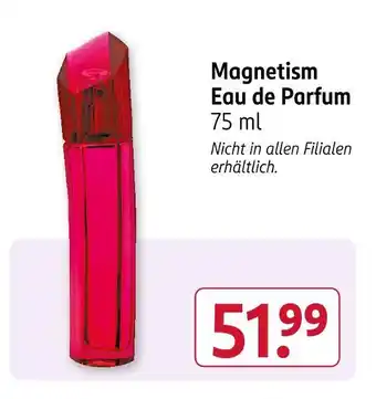 Rossmann Magnetism eau de parfum Angebot