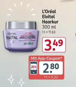 Rossmann L'oréal elvital haarkur Angebot